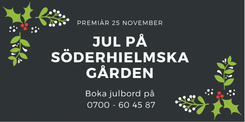 Julbord Söderhielmska Gården